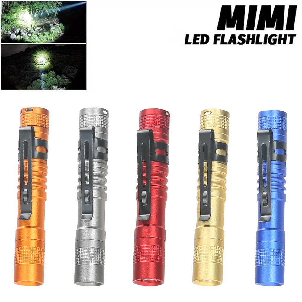 Outdoor Lighting Bollards - ミニポータブル LED ペンライト クリップ付き 超高輝度 高ルーメン