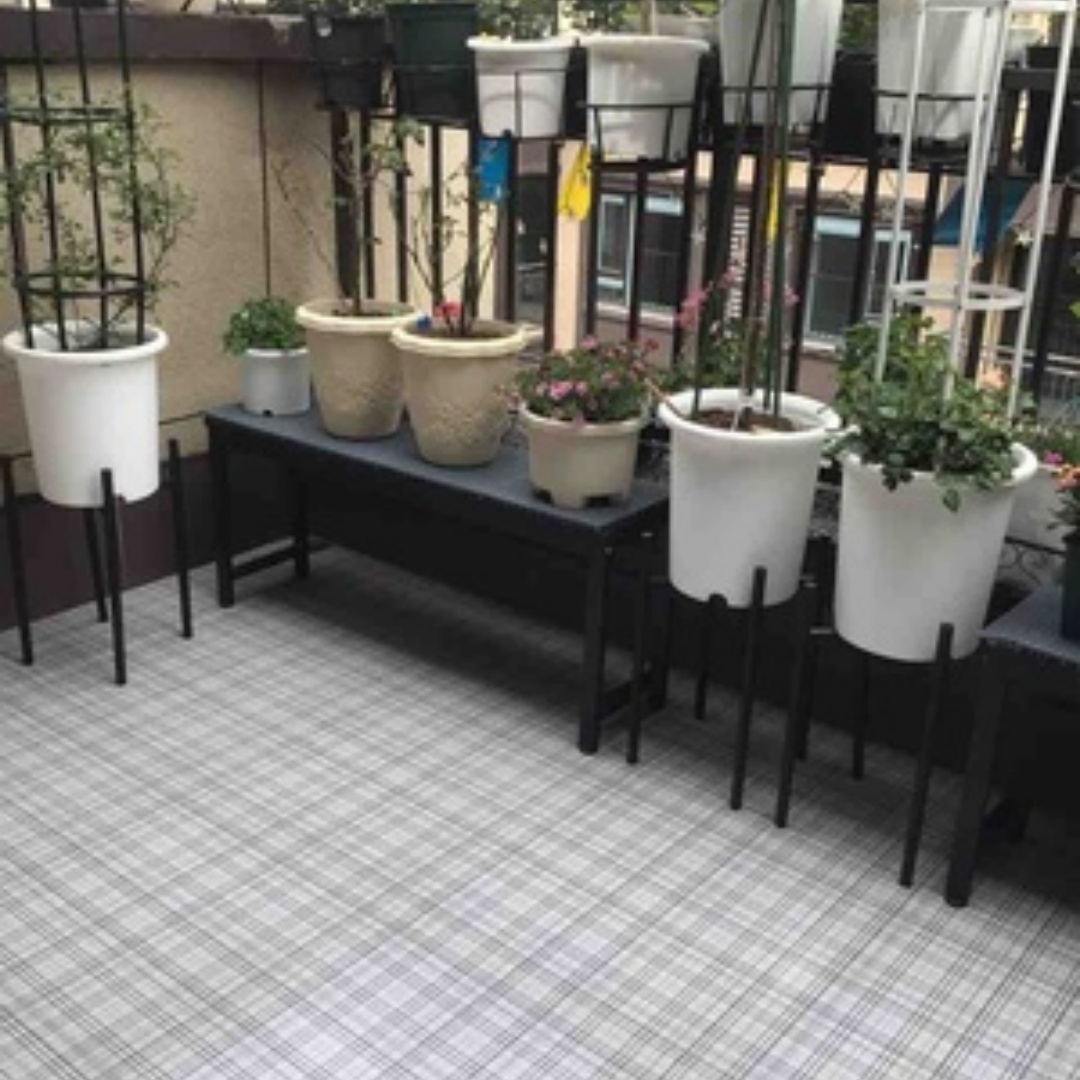 Outdoor Lighting Art - 屋外家具植物スタンド、バルコニー棚、緑色の鉄のアートラック、シンプルなフロアライト、豪華なフラワーラックホルダー、d411,40cm