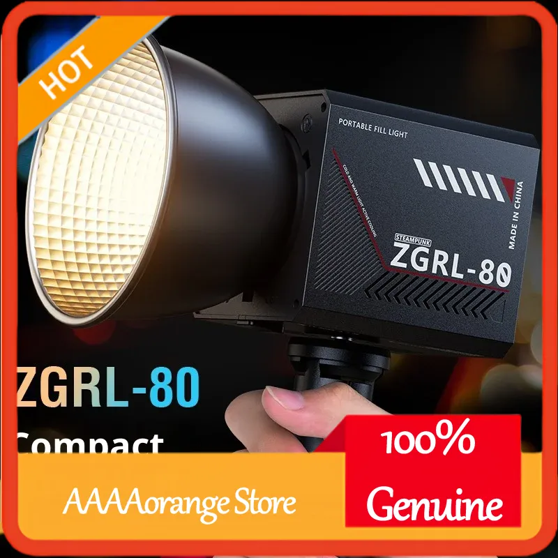 Outdoor Lighting For Photography - ZGRL80 80W COB LEDビデオライト ハンドヘルド ポータブル連続照明