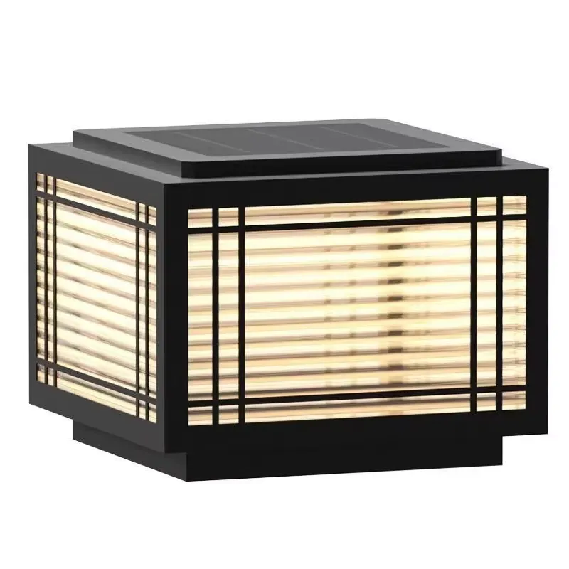 Wall Lighting Outdoor - 明るい白色のゲート用屋外照明、ソーラーゲートポスト柱用屋外照明、ドア、壁、屋外照明、街路、庭園の壁用