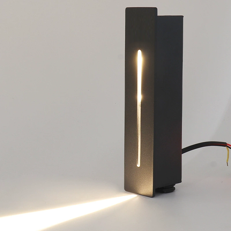 Outdoor Lighting Up And Down - 屋外防水 3 ワットフットランプ廊下階段廊下コーナービームの光を埋め込んだステップランプコーナーランプ AC220V DC12V2