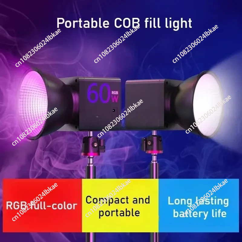 60W屋外用ハンドヘルドポータブルLEDステージ照明COB  - Outdoor Lighting For Photography のレビューと価格