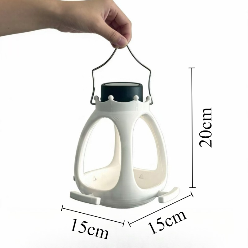 LEDライト付きソーラーバードフィーダー、屋外用防水・耐雨性 - Outdoor Lighting Under Eaves のレビューと価格