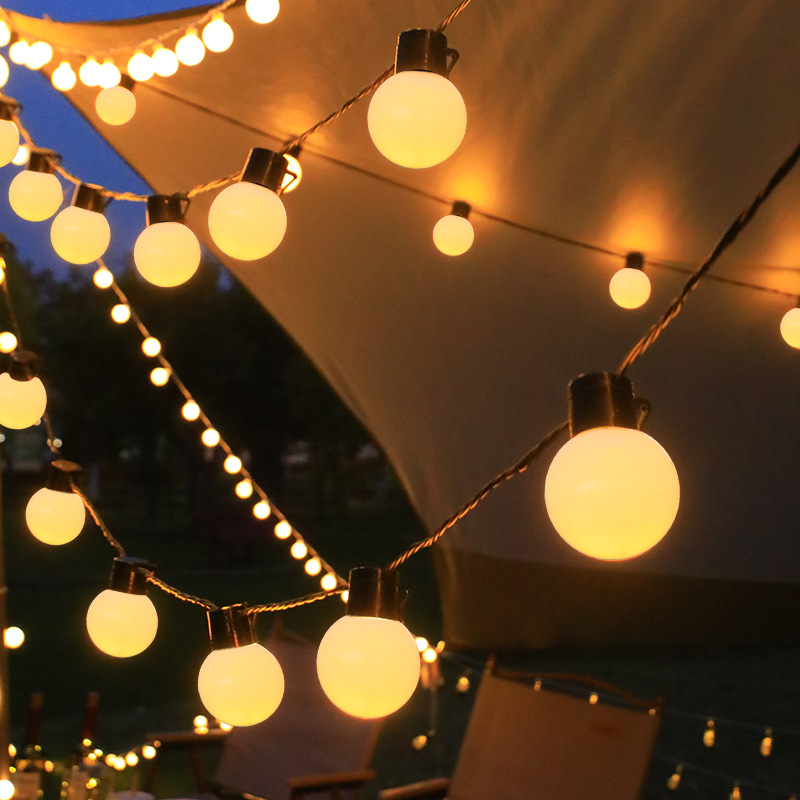 ソーラーストリングライト屋外防水ソーラーパティオライトガーデ - String Light Bistro のレビューと価格