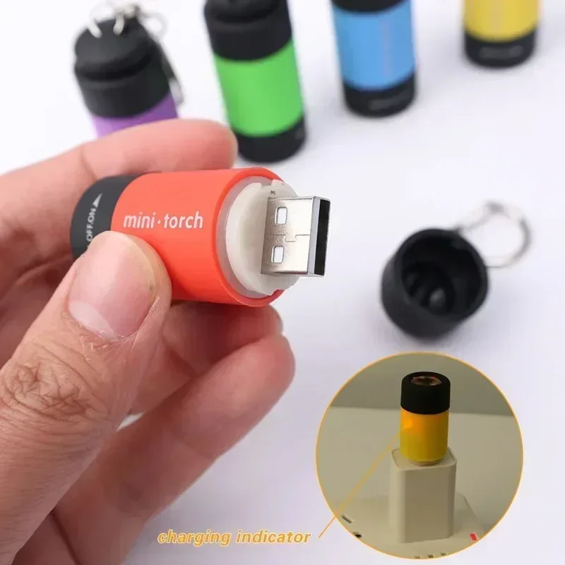 USB充電式LED多機能強力ライトポケットキーホルダー懐中電 - Outdoor Lighting Electric のレビューと価格