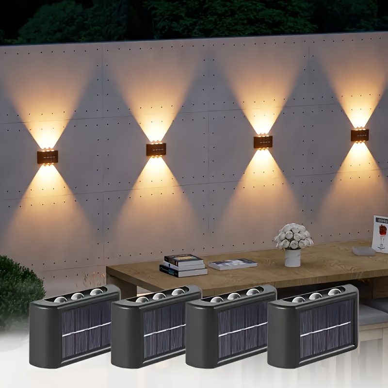 LEDソーラーライト 屋外防水 ソーラーウォールランプ 上下 - Wall Lighting Outdoor のレビューと価格