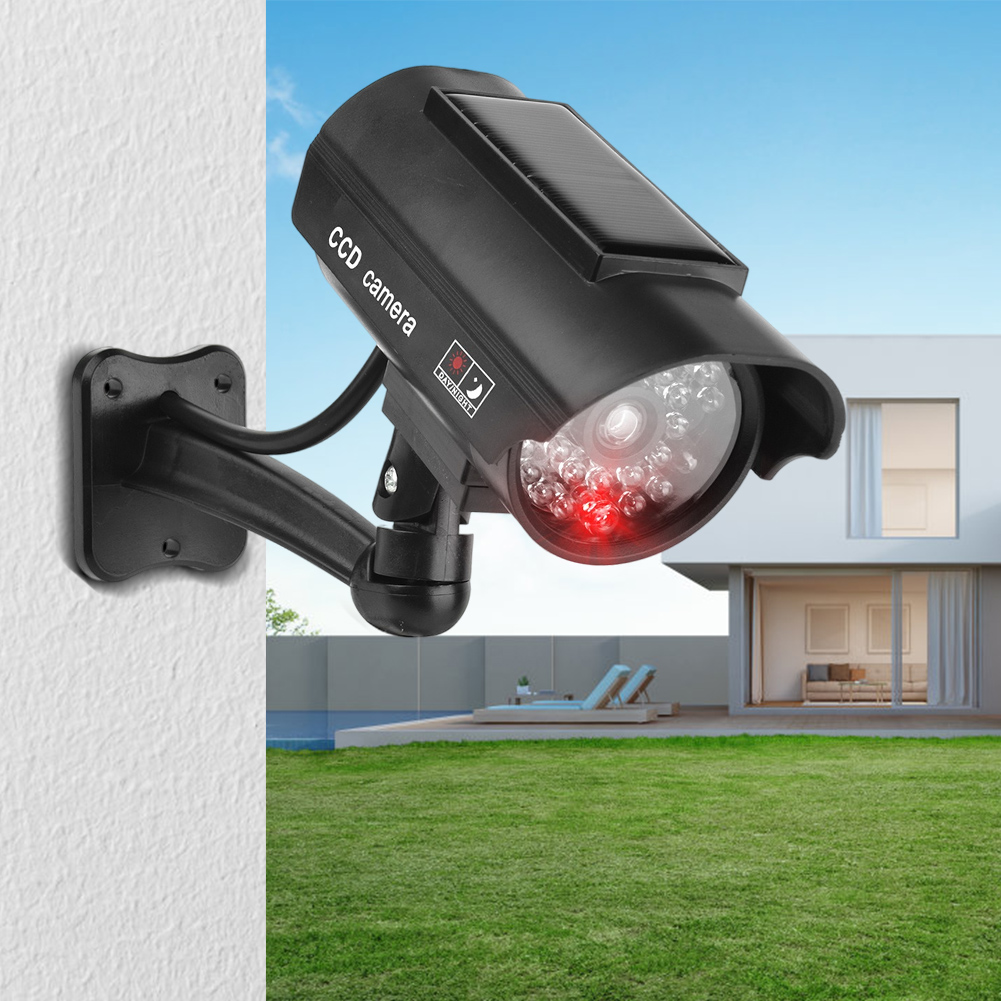 ダミーCCTVカメラ耐候性偽監視カメラ、赤色LEDライト点滅 - Outdoor Lighting And Camera のレビューと価格