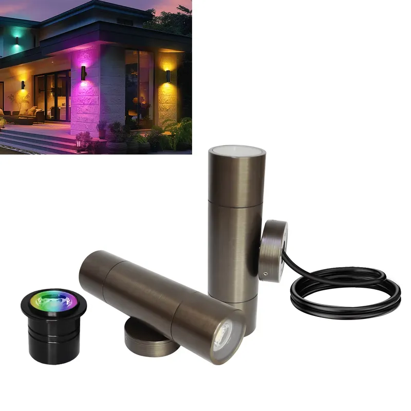 耐久性のある真鍮製屋外LEDウォールライト、IP65防水設計 - Wall Lighting Outdoor のレビューと価格