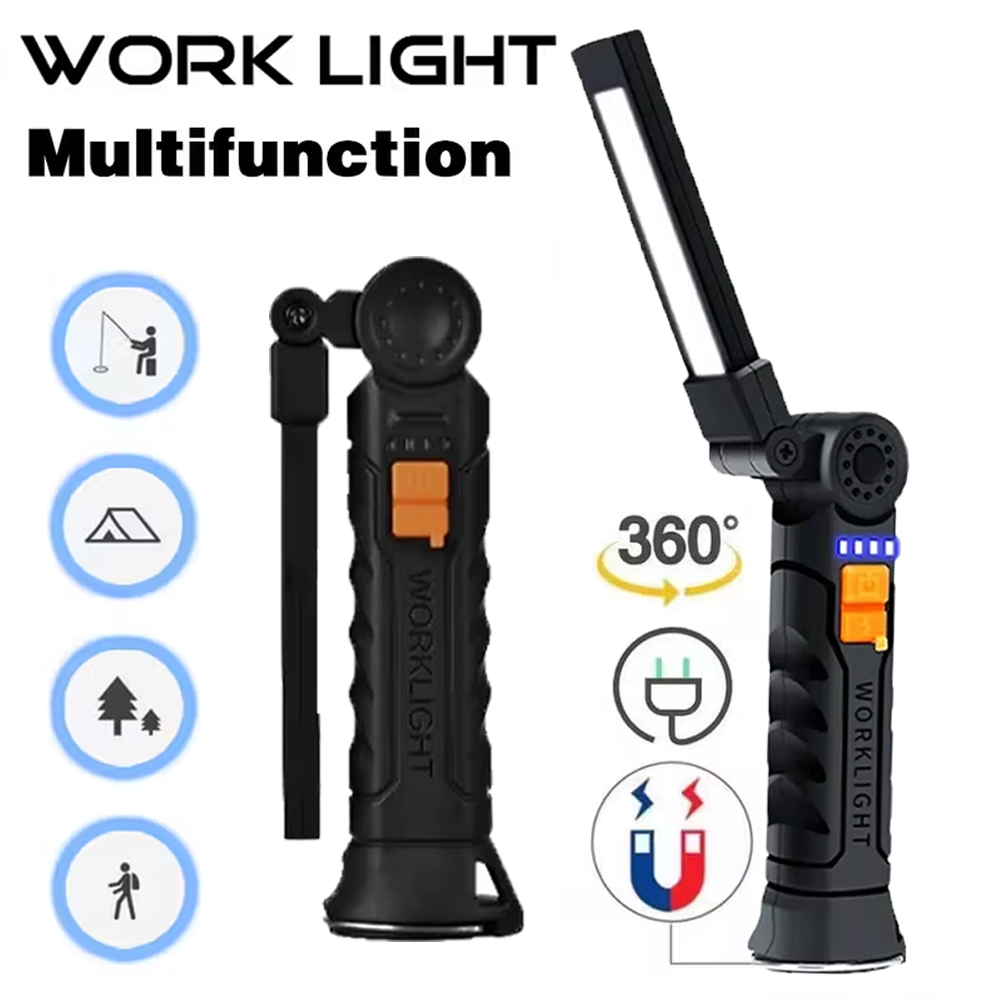 ポータブル COB LED 懐中電灯 USB 充電式トーチ、 - Outdoor Lighting Bollards のレビューと価格