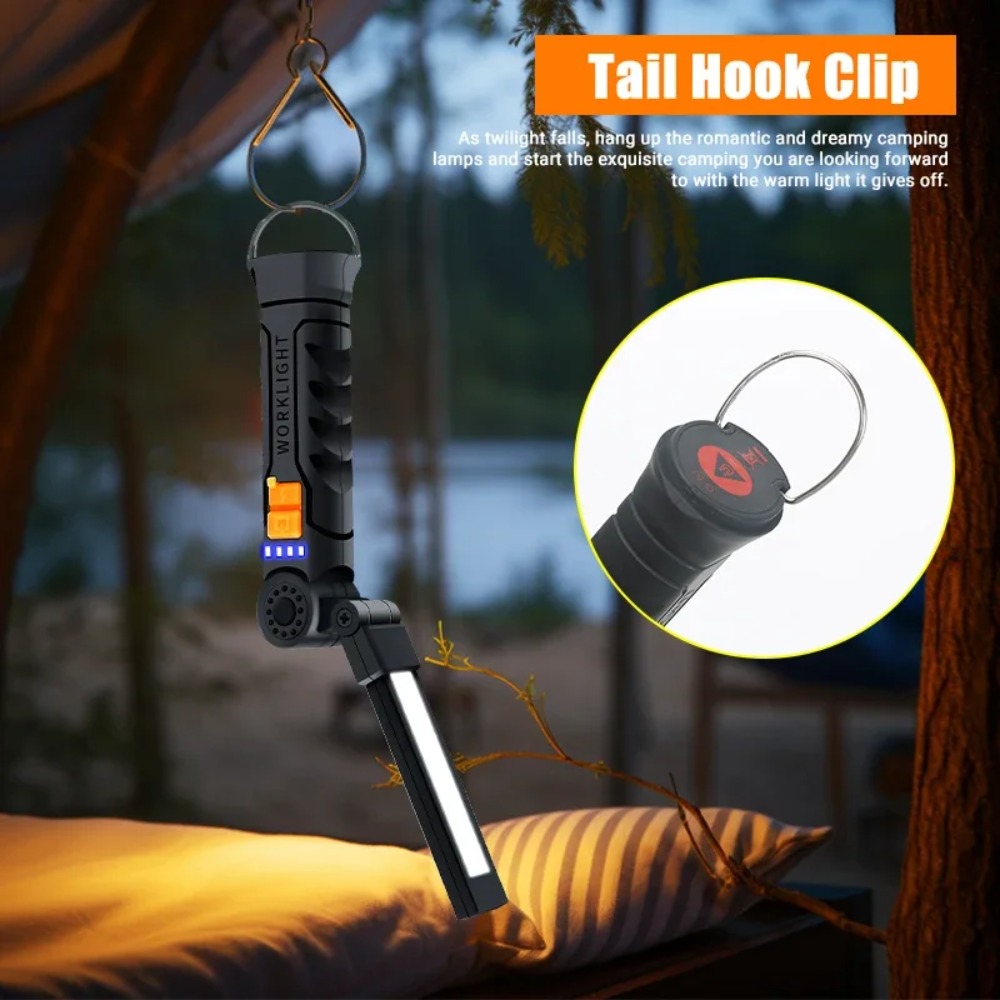 ポータブル COB LED 懐中電灯 USB 充電式トーチ、 - Outdoor Lighting Bollards のレビューと価格