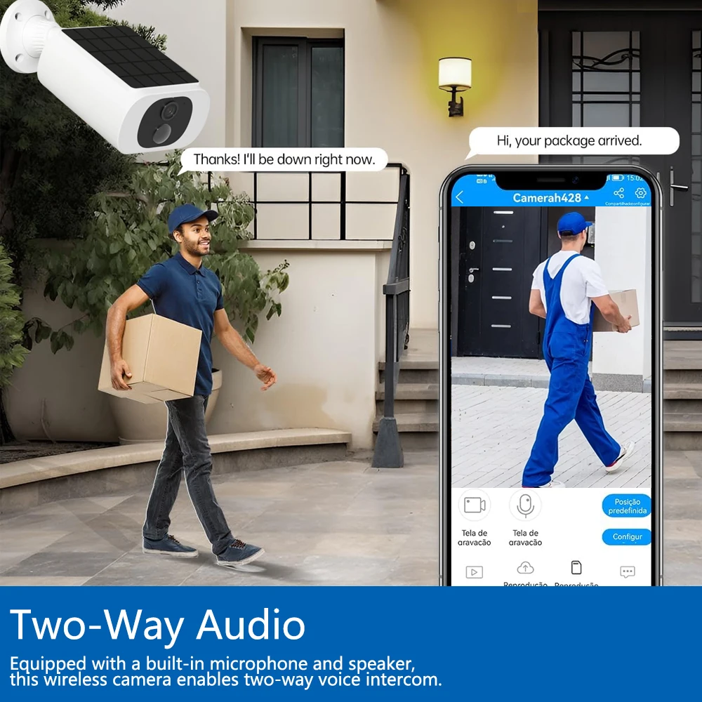 5MP Tuya Smartlife 屋外ソーラーバッテリー - Outdoor Lighting And Camera のレビューと価格