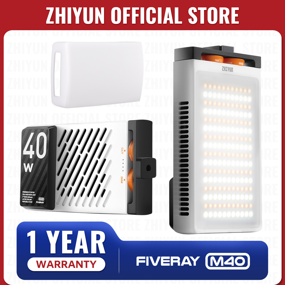 Zhiyun-写真,FIVERAY M40 40W,ビデオ, - Outdoor Lighting For Photography のレビューと価格