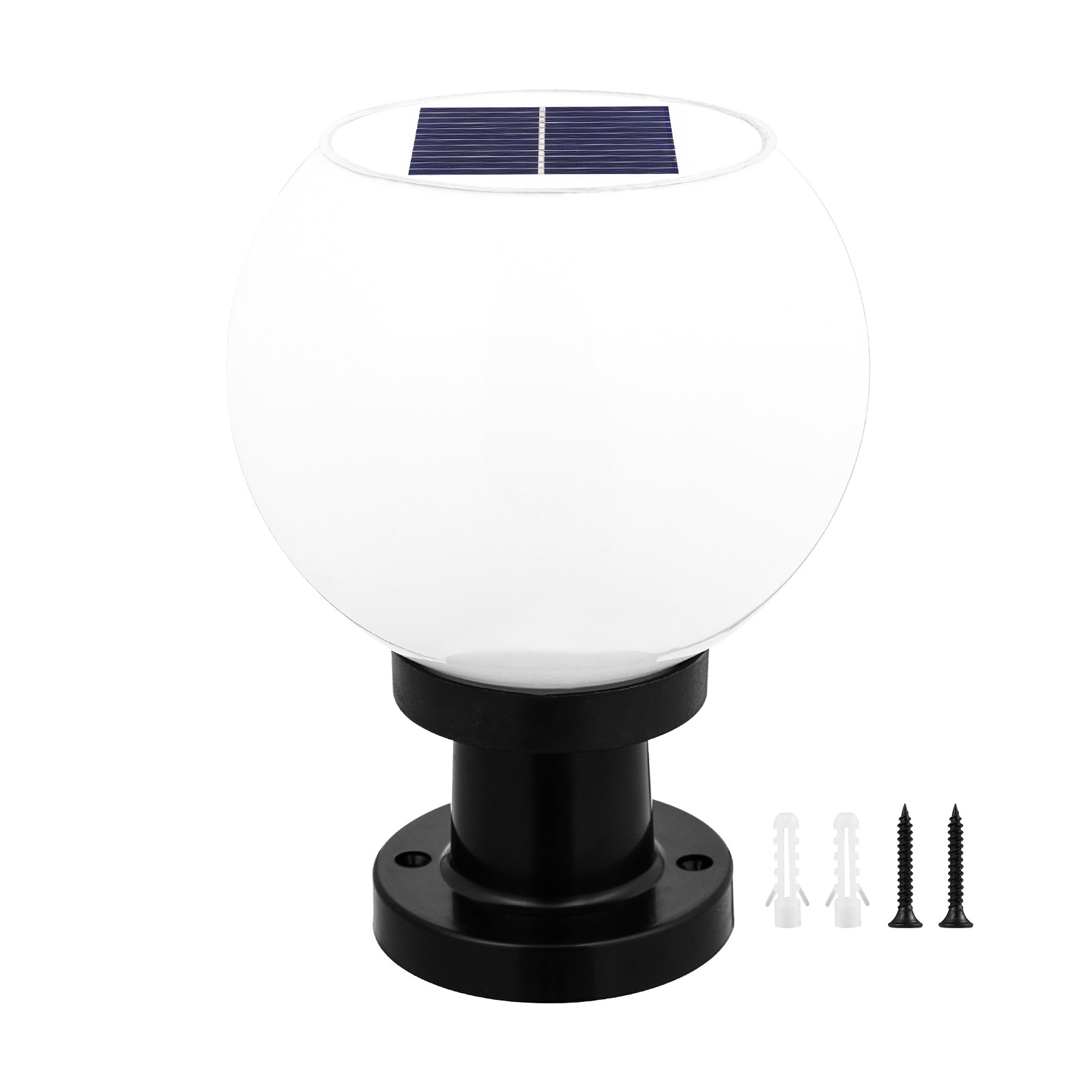 丸型LEDソーラーウォールピラーランプ 屋外防水ガーデンライ - Wall Lighting Outdoor のレビューと価格