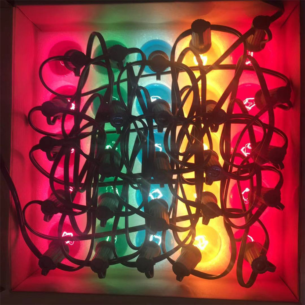 7.5M 25 G40 グローブパティオストリングライト 5 - String Light Bistro のレビューと価格