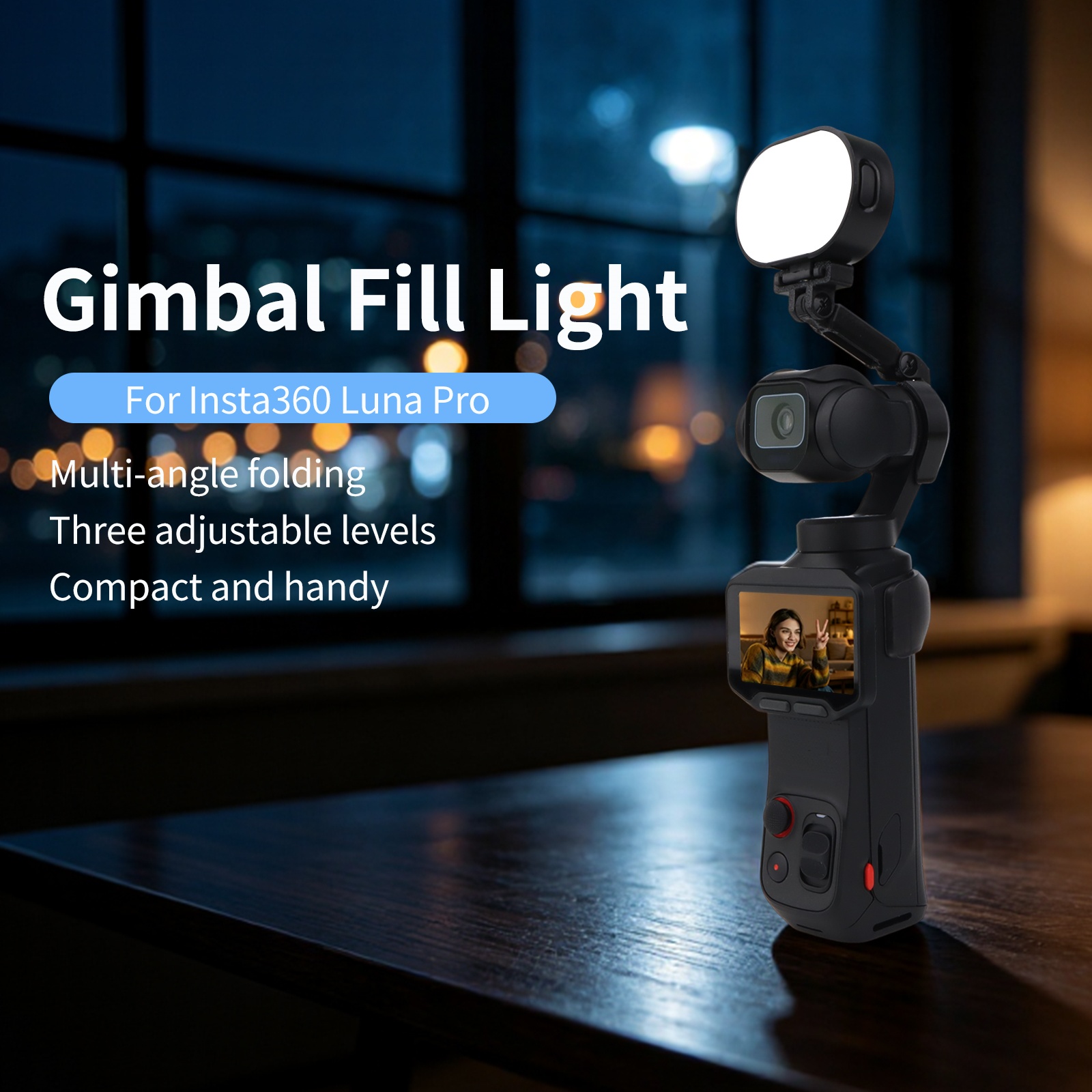 Insta360 Luna Proハンドヘルドジンバルカメラ - Outdoor Lighting For Photography のレビューと価格
