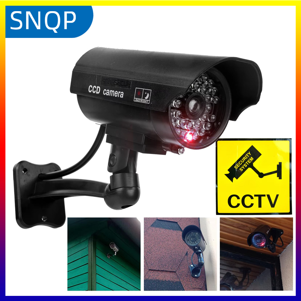 SNQP フェイクカメラ ダミー防水セキュリティ CCTV  - Outdoor Lighting And Camera のレビューと価格