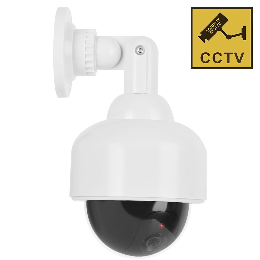 偽カメラ 防水 リアルなダミー監視セキュリティカメラ 赤色L - Outdoor Lighting And Camera のレビューと価格