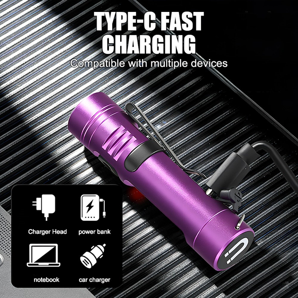 ミニ LED COB キーホルダー懐中電灯 USB 充電式ト - Outdoor Lighting Bollards のレビューと価格