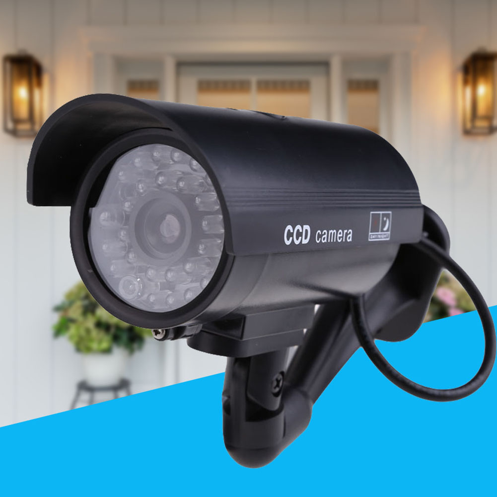 偽監視カメラ 盗難防止 ダミーカメラ LEDライト点滅機能付 - Outdoor Lighting And Camera のレビューと価格