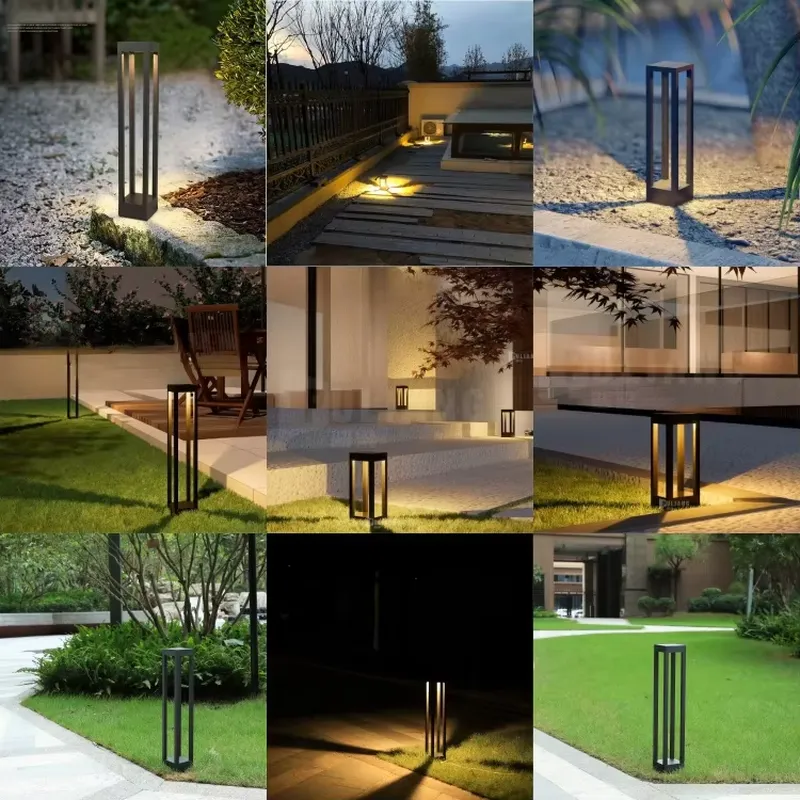 COBチップLEDボラードライトIP65防水AC電源屋外ガー - Outdoor Lighting Bollards のレビューと価格