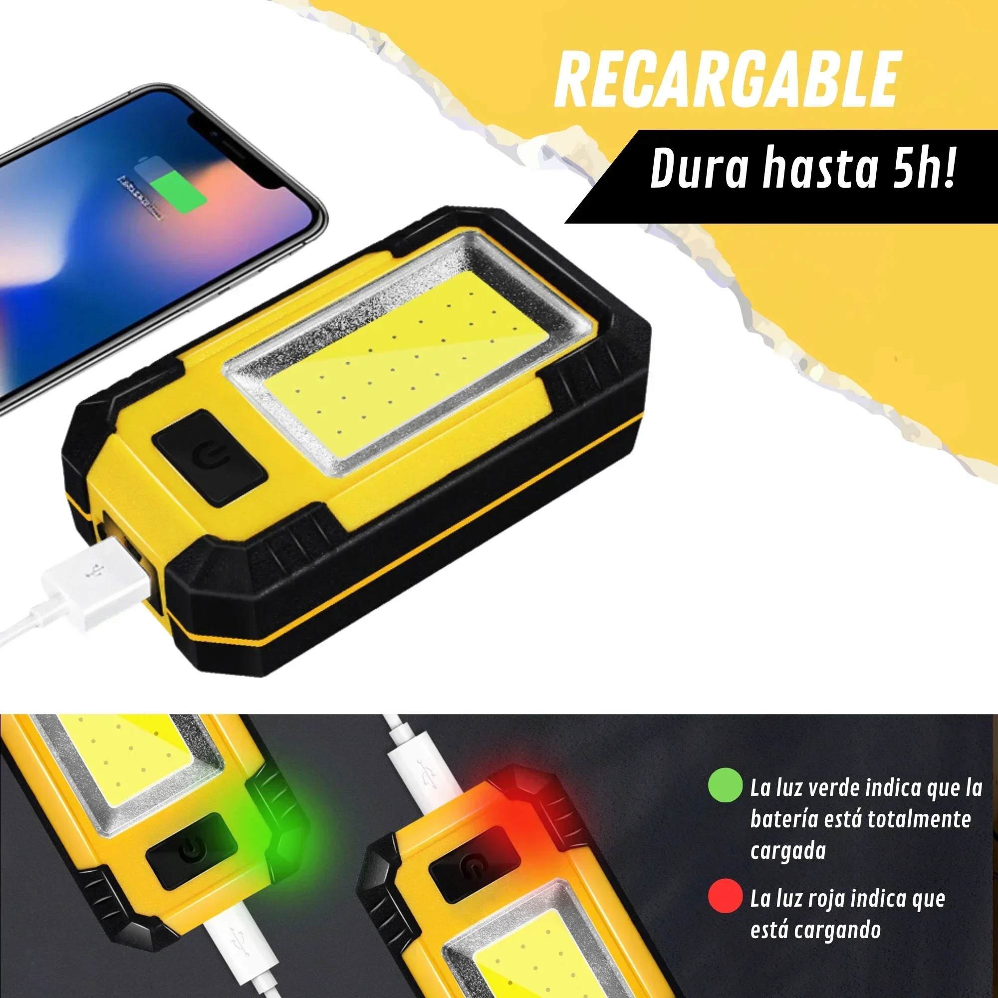 4000MaH 充電式ワークライト 30 ワット超高輝度 C - Outdoor Lighting Bollards のレビューと価格