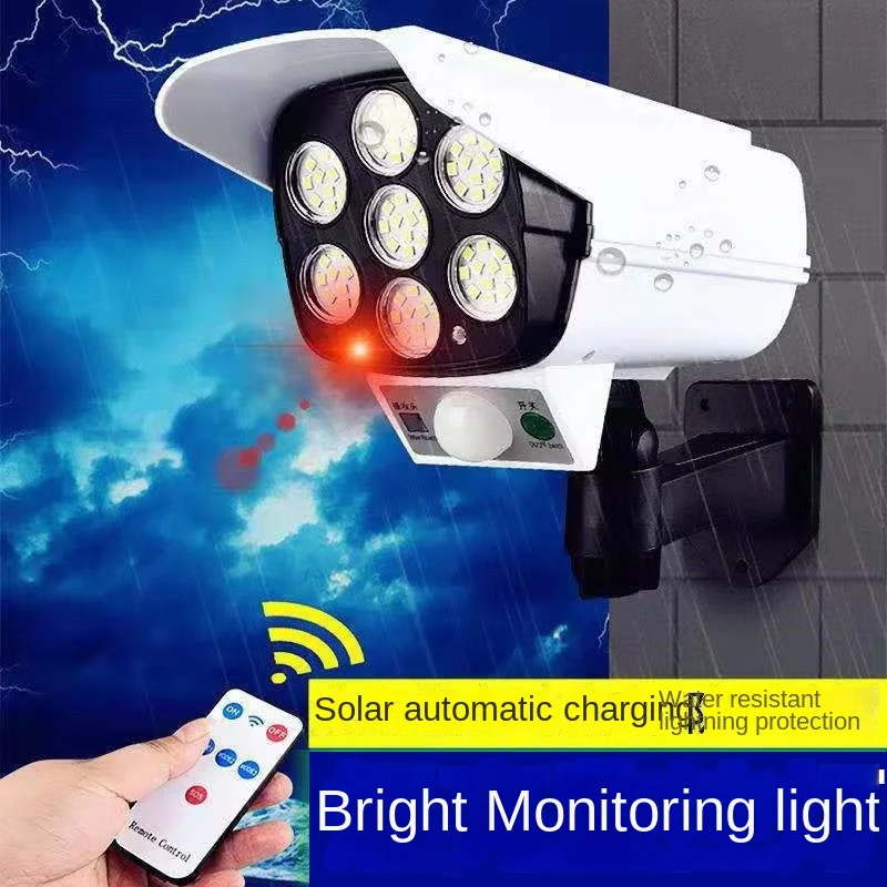 屋外ソーラーライトモーションセンサーセキュリティダミーカメラ - Outdoor Lighting And Camera のレビューと価格