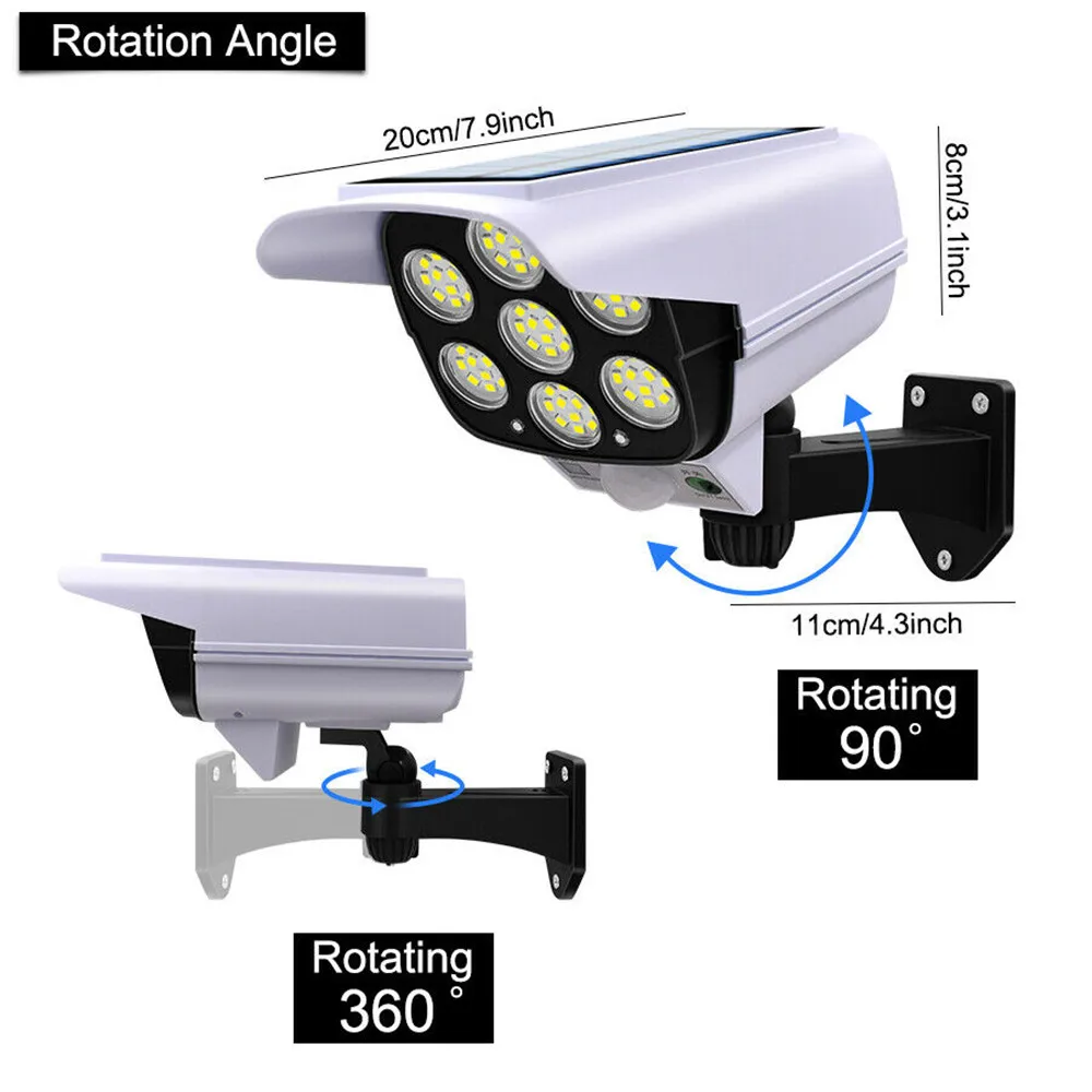 屋外ソーラーライトモーションセンサーセキュリティダミーカメラ - Outdoor Lighting And Camera のレビューと価格