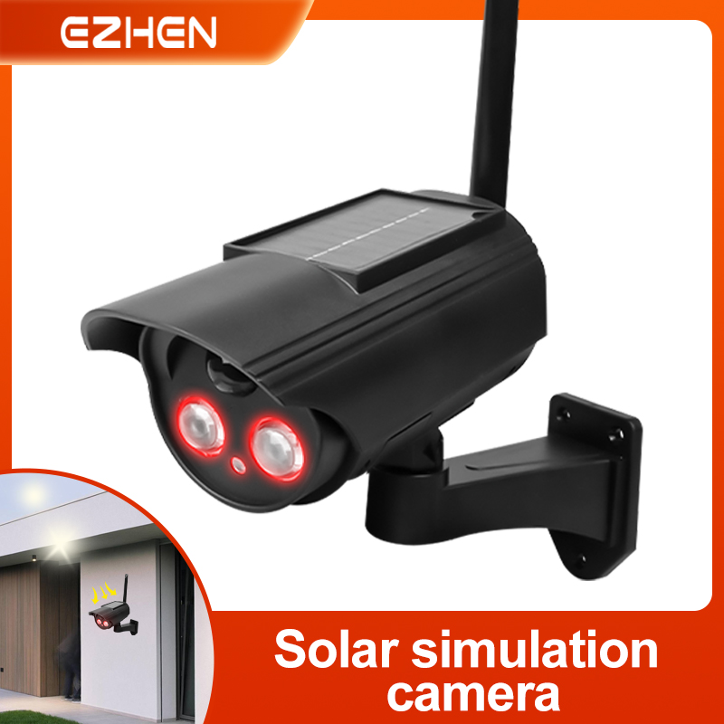 屋外ソーラーシミュレーションカメラ防水ダミーカメラホームセー - Outdoor Lighting And Camera のレビューと価格