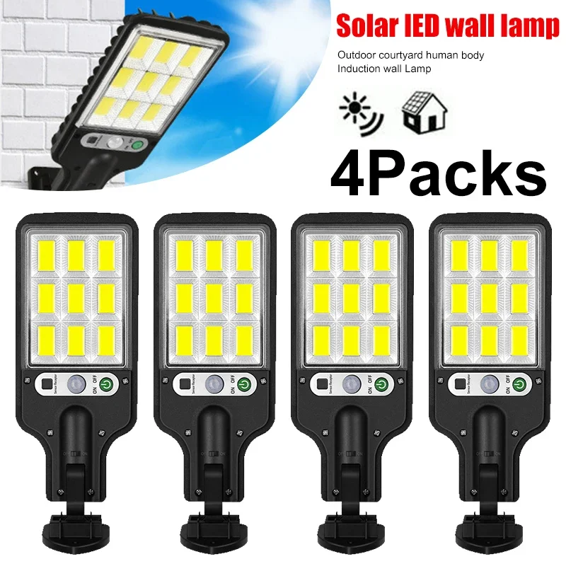 強力なLEDソーラー屋外中庭壁掛けランプ充電式誘導ソーラーガ - Wall Lighting Outdoor のレビューと価格