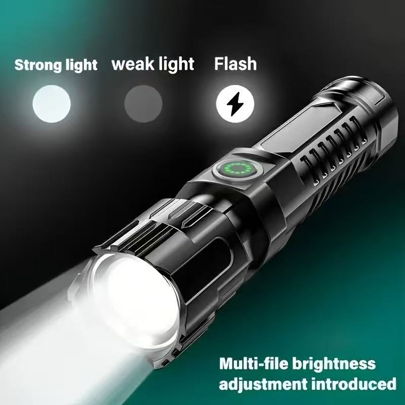 新型高出力LED懐中電灯 USB充電式トーチ ズーム機能付き - Outdoor Lighting Bollards のレビューと価格