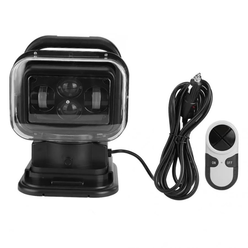LEDサーチライト、60W 12V24Vリモコン付き360度 - Outdoor Lighting Remote Control のレビューと価格