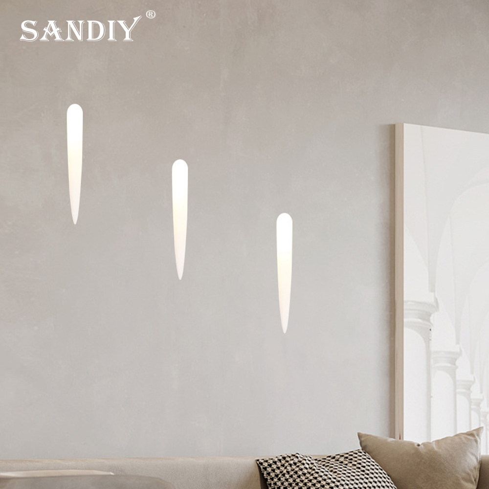 SANDIY 石膏の壁ライト作り付けの階段及びステップ照明完 - Outdoor Lighting Up And Down のレビューと価格