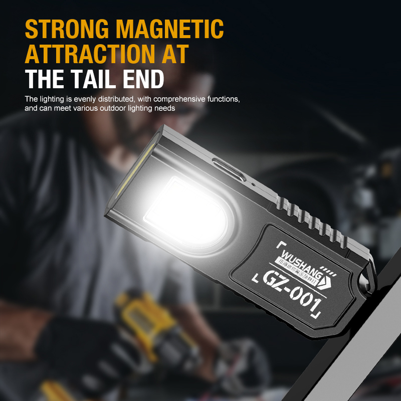 ポータブルキーホルダー LED COB 懐中電灯 USB 充 - Outdoor Lighting Electric のレビューと価格