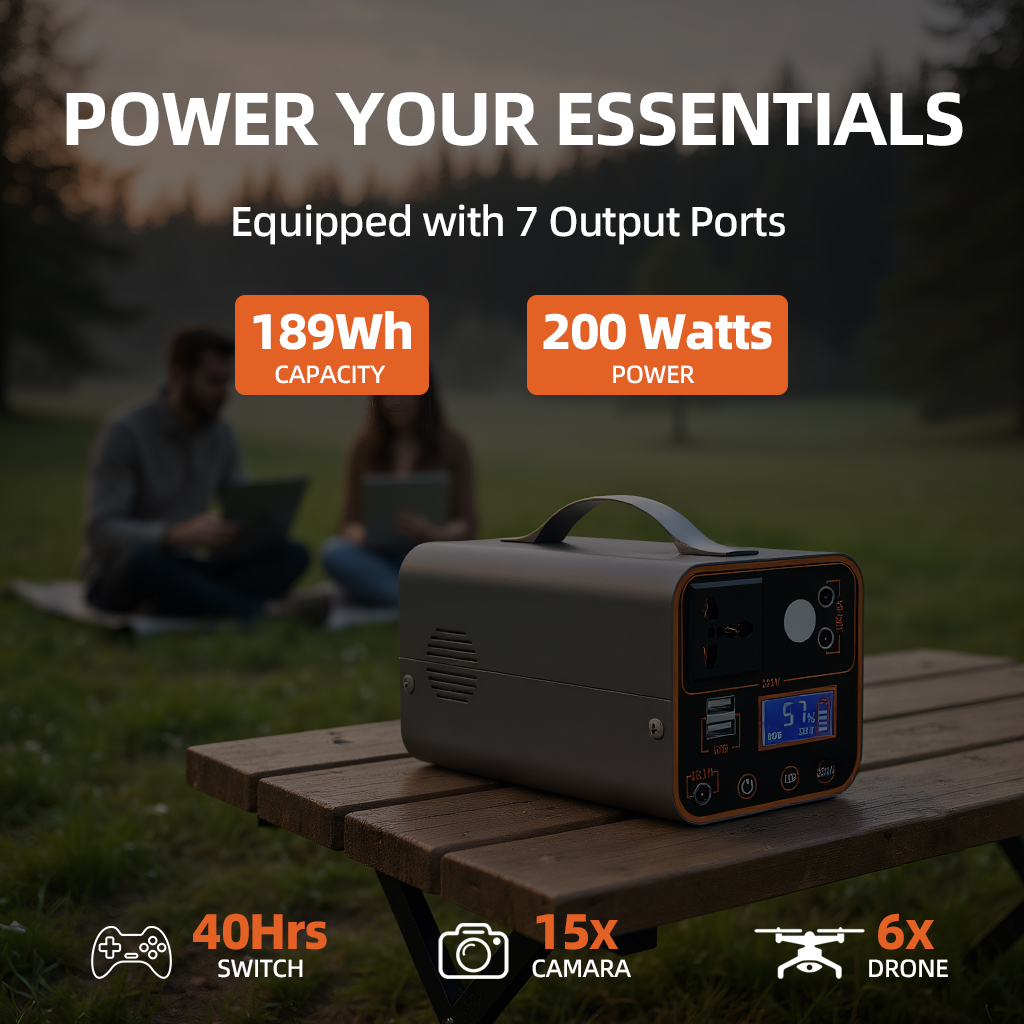 350W ポータブル電源 220V ACコンセント付き LE - Outdoor Lighting No Outlet のレビューと価格