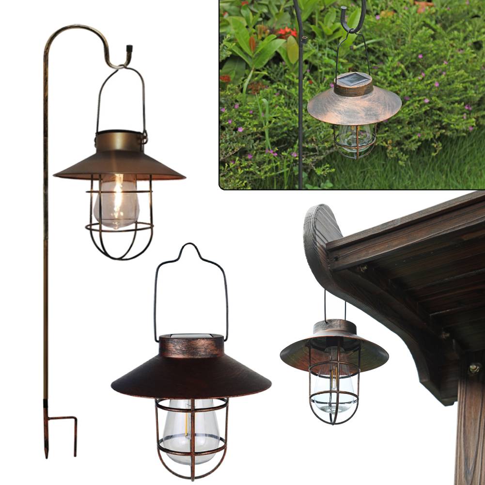 レトロなソーラーキャンプランタン,防水,ヴィンテージ,屋外吊 - Outdoor Lighting Up And Down のレビューと価格