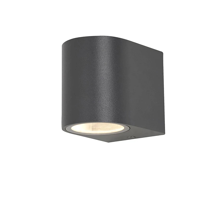 黒/白アルミニウム GU10 ベース屋外防水ウォールライトガ - Outdoor Lighting Up And Down のレビューと価格