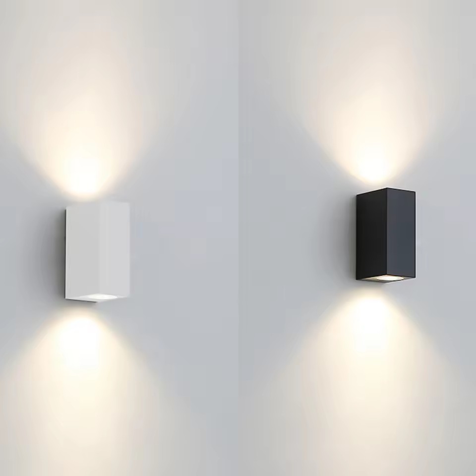 黒/白アルミニウム GU10 ベース屋外防水ウォールライトガ - Outdoor Lighting Up And Down のレビューと価格