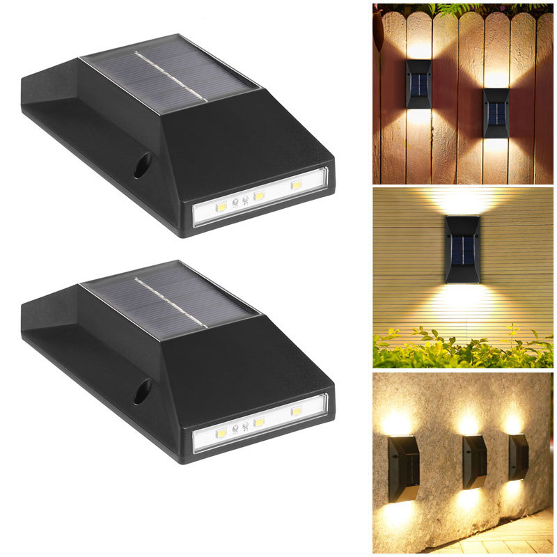 6LEDアップ/ダウン照明屋外ガーデン装飾照明ソーラーウォー - Outdoor Lighting Up And Down のレビューと価格