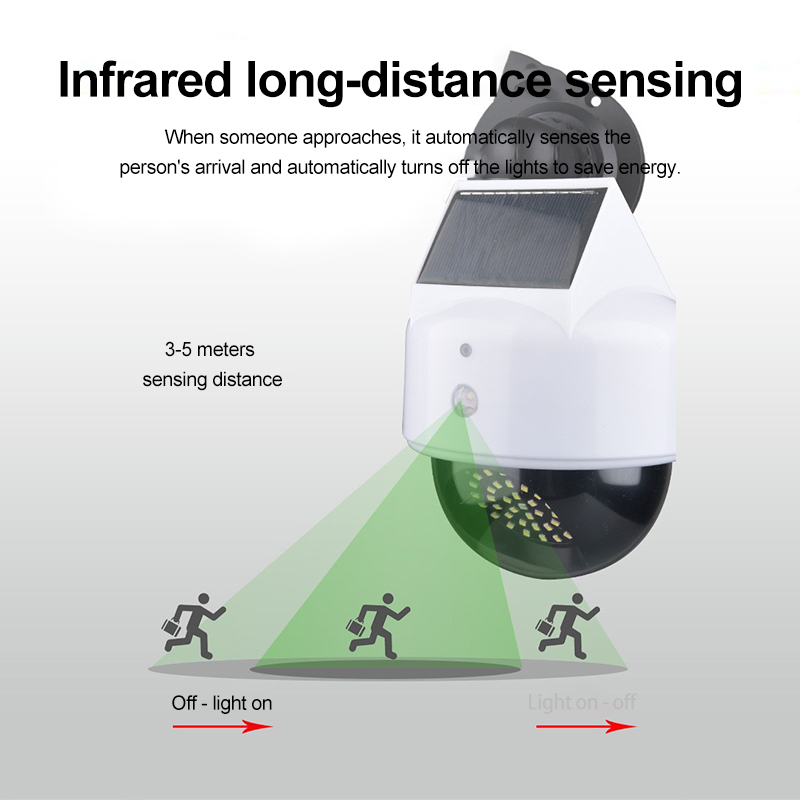 モーションセンサー付きソーラーシミュレーションカメラ,仮想カ - Outdoor Lighting And Camera のレビューと価格
