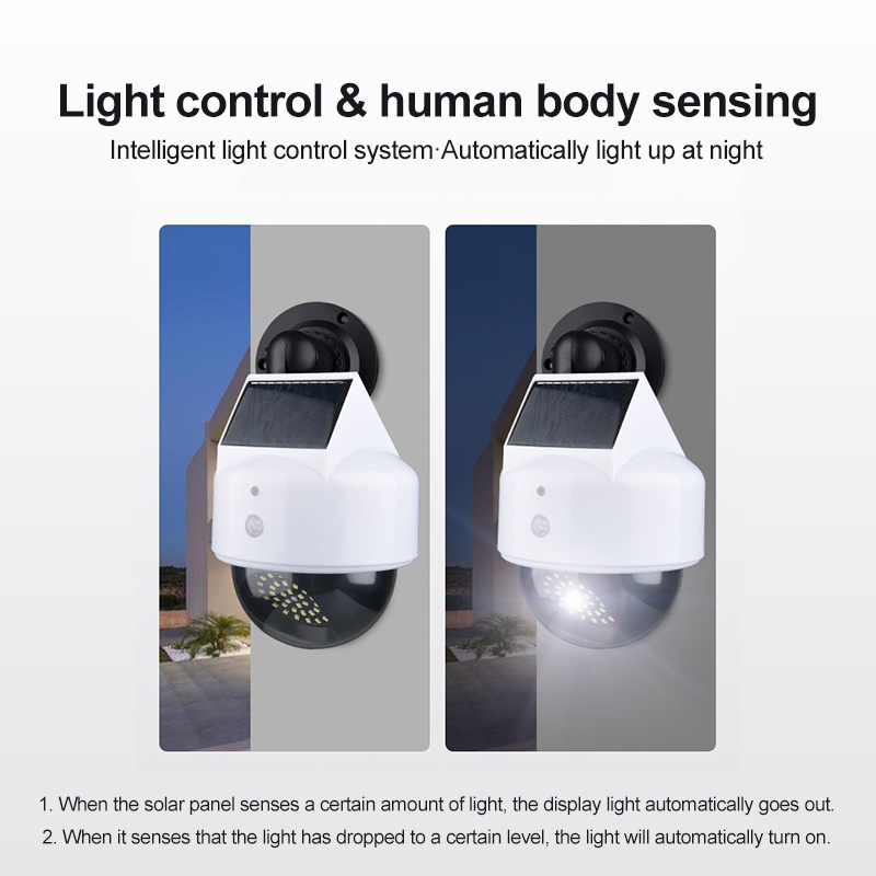 モーションセンサー付きソーラーシミュレーションカメラ,仮想カ - Outdoor Lighting And Camera のレビューと価格